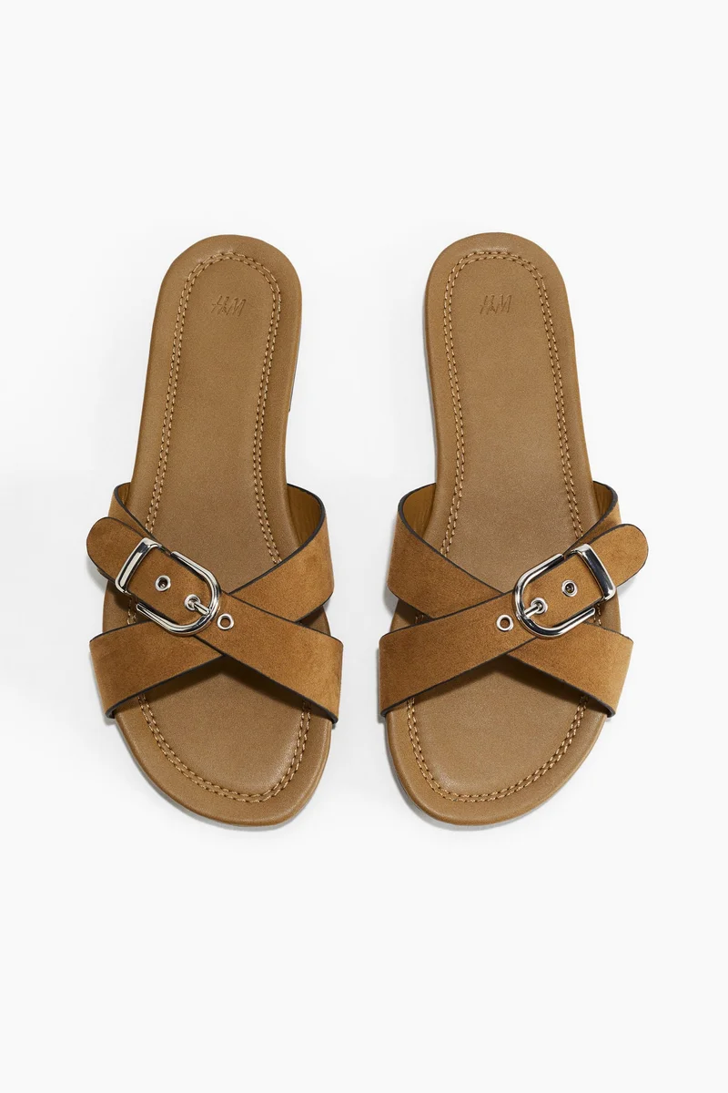 اتش اند ام Crossover-strap sandals