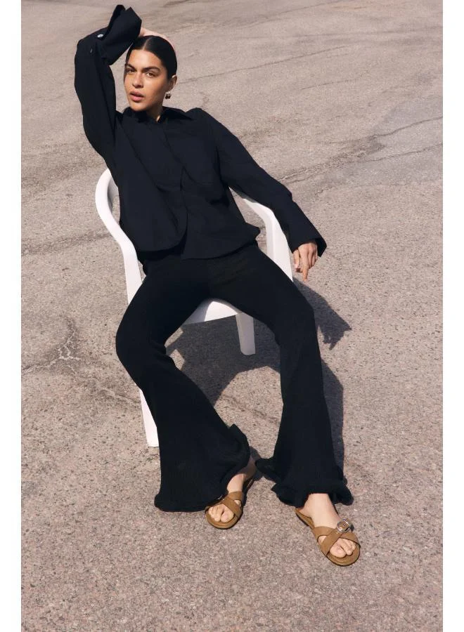 اتش اند ام صنادل بحزام متقاطع