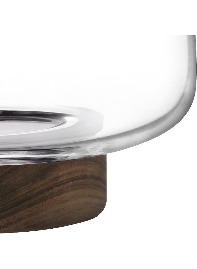 LSA International وعاء مدينة LSA G1499-30-301 وقاعدة خشبية، شفاف، قطر 11.8 بوصة (30 سم) - Image 3