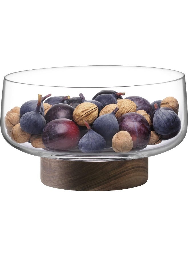 LSA International وعاء مدينة LSA G1499-30-301 وقاعدة خشبية، شفاف، قطر 11.8 بوصة (30 سم) - Image 5