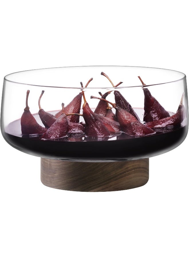 LSA International وعاء مدينة LSA G1499-30-301 وقاعدة خشبية، شفاف، قطر 11.8 بوصة (30 سم) - Image 4