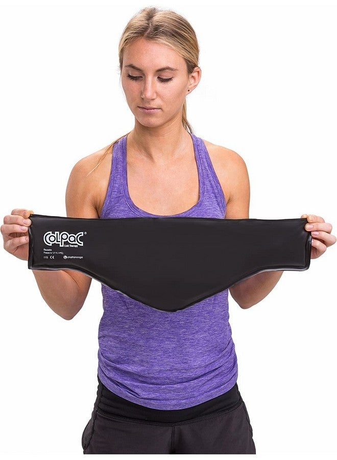 Chattanooga ColPac - Reusable Gel Ice Pack - Black Vinyl - Neck Contour - 21 inches - Cold Therapy - Knee, Arm, Elbow, Shoulder, Back - Aches, Swelling, Bruises, Sprains, Inflammation - Image 5
