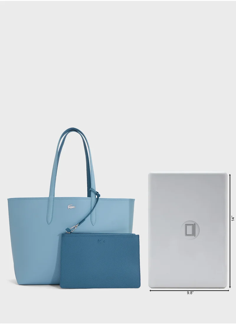 LACOSTE Essentials Top Handle Zip Over Tote