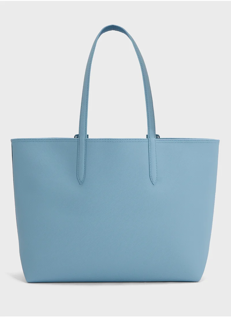 LACOSTE Essentials Top Handle Zip Over Tote