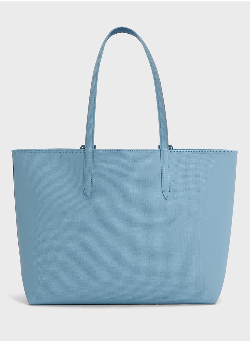LACOSTE - Essentials Top Handle Zip Over Tote - Image 1