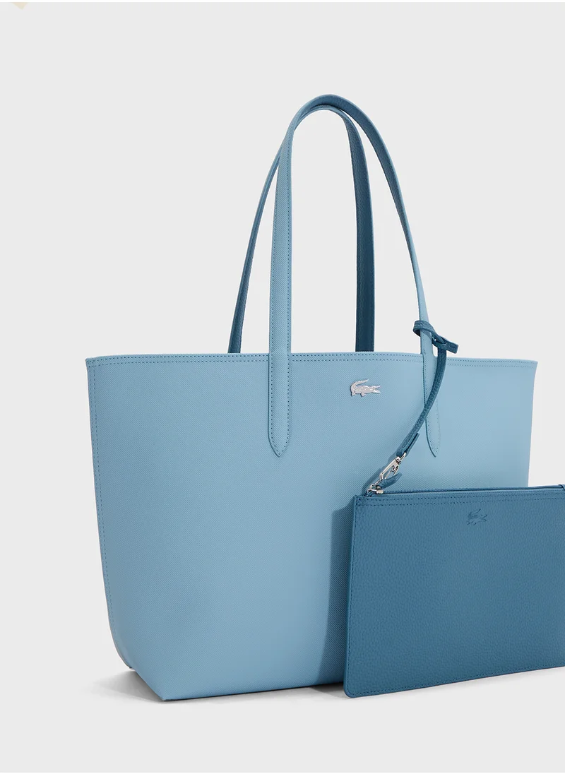 LACOSTE Essentials Top Handle Zip Over Tote