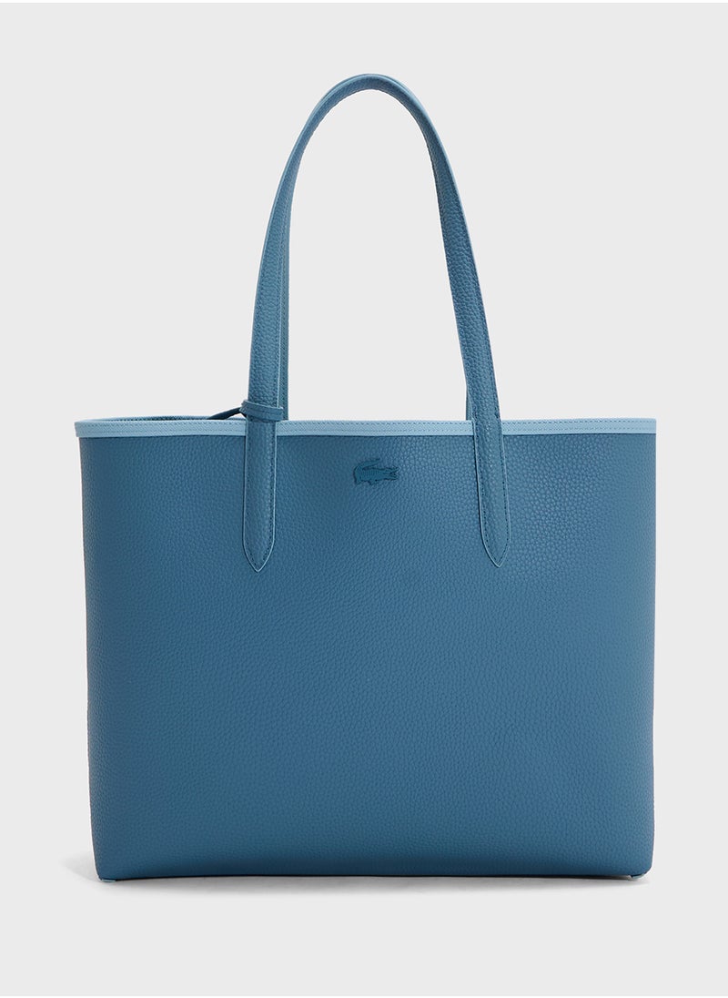 LACOSTE - Essentials Top Handle Zip Over Tote - Image 1