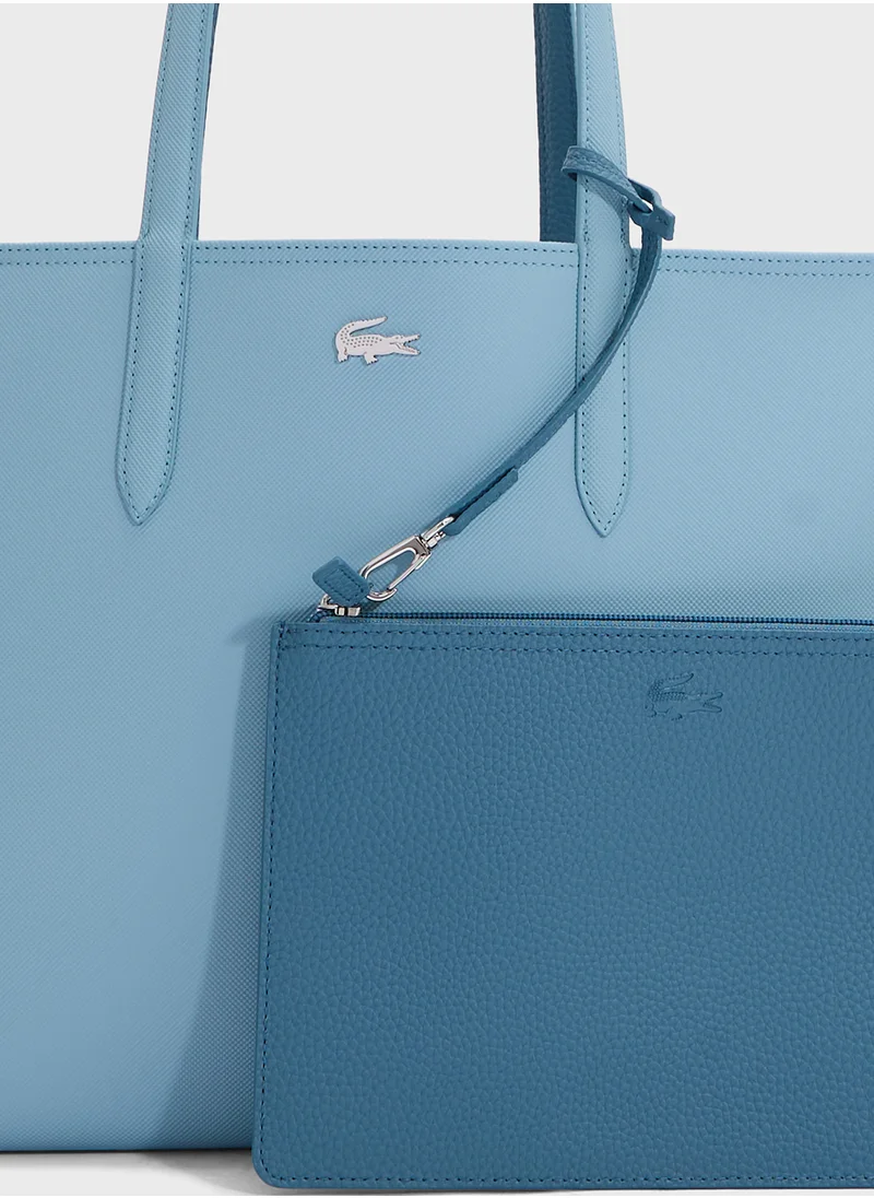 LACOSTE Essentials Top Handle Zip Over Tote