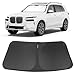 LHFLIVE Windshield Sun Shade Custom Fit for 2021 2022 2023 2024 2025 2026 BMW X7 30L xDrive40i Accessories Foldable Sunshade Sun Blocker Protect Car from Sun Rays Heat Damage Keep Car Cooler - Image 2