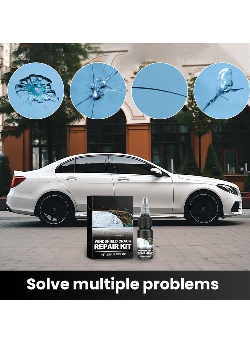 Generic Upgrade Windshield Crack Repair Kit, Cracks Gone Glass Repair Kit, Windshield Crack Repair Fluid Window Automotive Windscreen Tool, Car Glass Repair Glue Scratch Chip Cracks Repair Kit (1 Set)  - Image 5