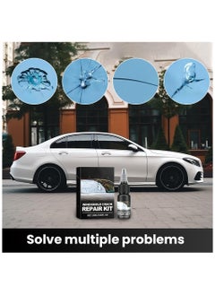 Generic Upgrade Windshield Crack Repair Kit, Cracks Gone Glass Repair Kit, Windshield Crack Repair Fluid Window Automotive Windscreen Tool, Car Glass Repair Glue Scratch Chip Cracks Repair Kit (1 Set)  - Image 4