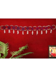 Webelkart Webelkart Premium Handmade Flower Designer Door Hanging/Bandarwal/Toran for Door for Home and Office Decor 38" inch Length, Multicolour  - Image 1