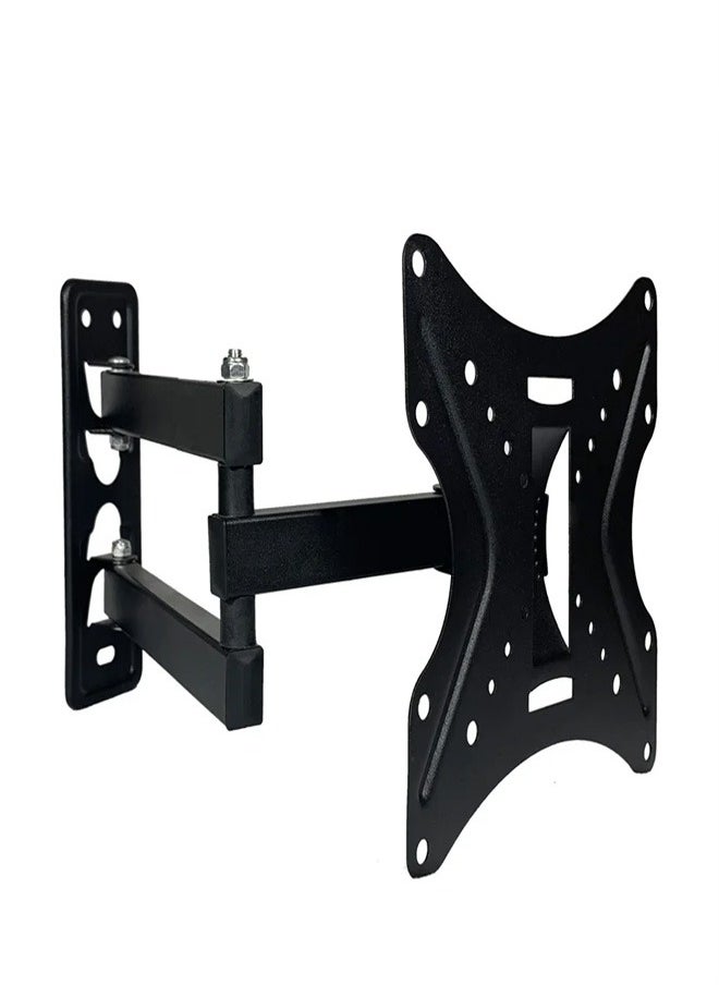 Skill Tech SH 200P Swivel TV Wall Mount Bracket for 14"-43" LED LCD Screens, VESA 200x200, Extendable Arm 70–450mm, 25kg Load Capacity – Black  - Image 1