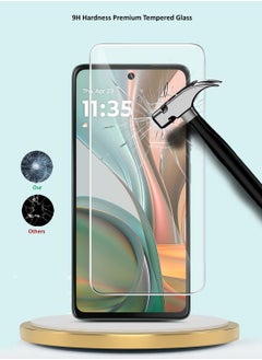 GMAX Motorola Moto G75 5G 2024 GMAX Premium Series Curved Edges 9H 2.5D Tempered Glass Screen Protector - Clear  - Image 3
