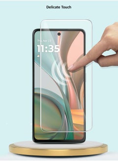 GMAX Motorola Moto G75 5G 2024 GMAX Premium Series Curved Edges 9H 2.5D Tempered Glass Screen Protector - Clear  - Image 4