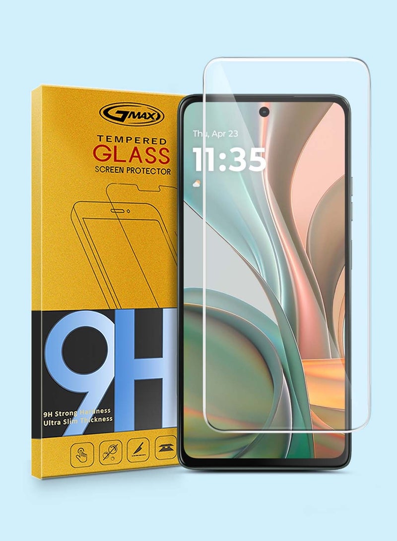 GMAX Motorola Moto G75 5G 2024 GMAX Premium Series Curved Edges 9H 2.5D Tempered Glass Screen Protector - Clear - Image 1