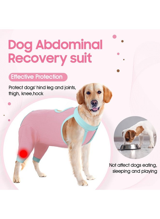 IDOMIK Dog Recovery Sleeve for Hind Legs,Dog Recovery Suit for Female Spay Male Neuter,Dog Leg Sleeve to Stop Licking Rear Legs,Long Sleeve Wound Cover Onesie Shirt for Dogs,Cone Collar Alternative - Image 4