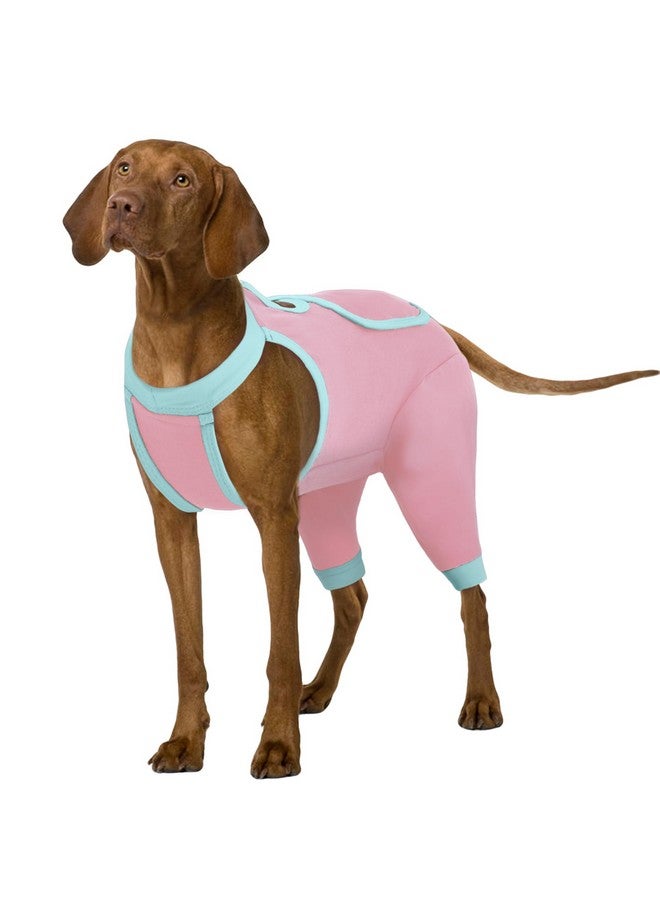 IDOMIK Dog Recovery Sleeve for Hind Legs,Dog Recovery Suit for Female Spay Male Neuter,Dog Leg Sleeve to Stop Licking Rear Legs,Long Sleeve Wound Cover Onesie Shirt for Dogs,Cone Collar Alternative - Image 1