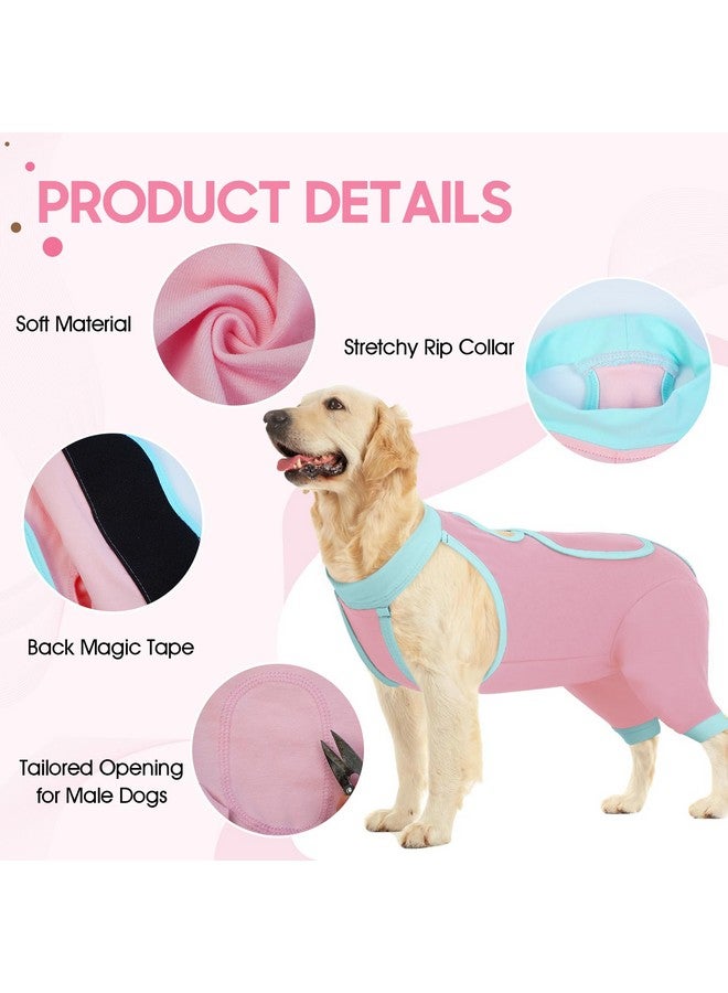 IDOMIK Dog Recovery Sleeve for Hind Legs,Dog Recovery Suit for Female Spay Male Neuter,Dog Leg Sleeve to Stop Licking Rear Legs,Long Sleeve Wound Cover Onesie Shirt for Dogs,Cone Collar Alternative - Image 5