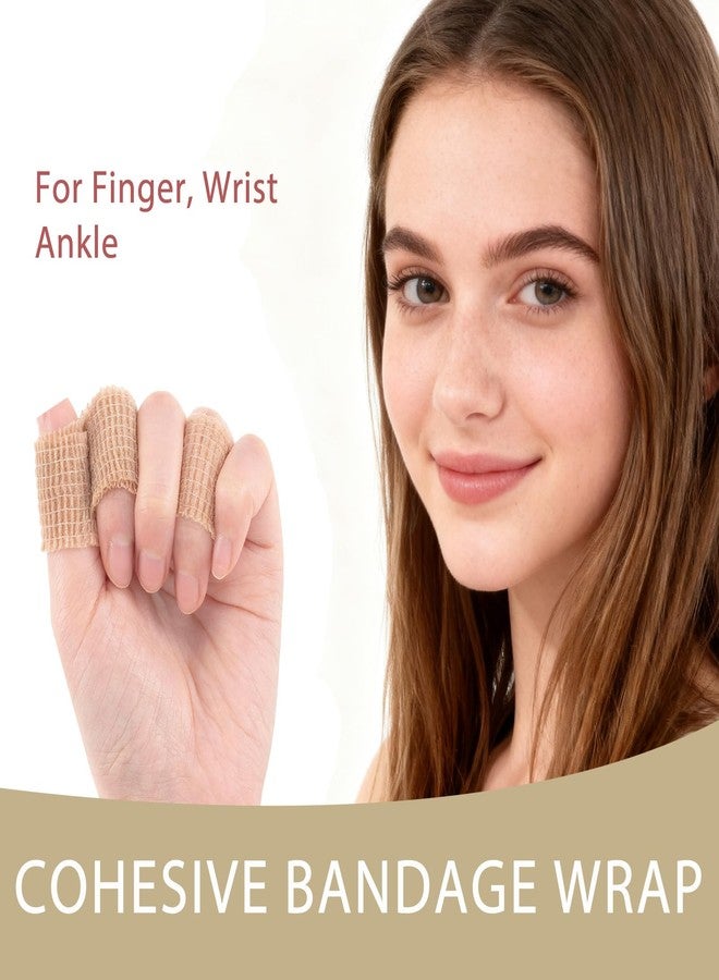 TRTYEF 12 Rolls Self Adhesive Bandage Wrap, Toe Bandages for Big Toe, Self-Adhesive Toe Covers & Protectors for Men and Women, Breathable Toe Guards for Ingrown Nails, Corns, and Running (12 Rolls) - Image 2