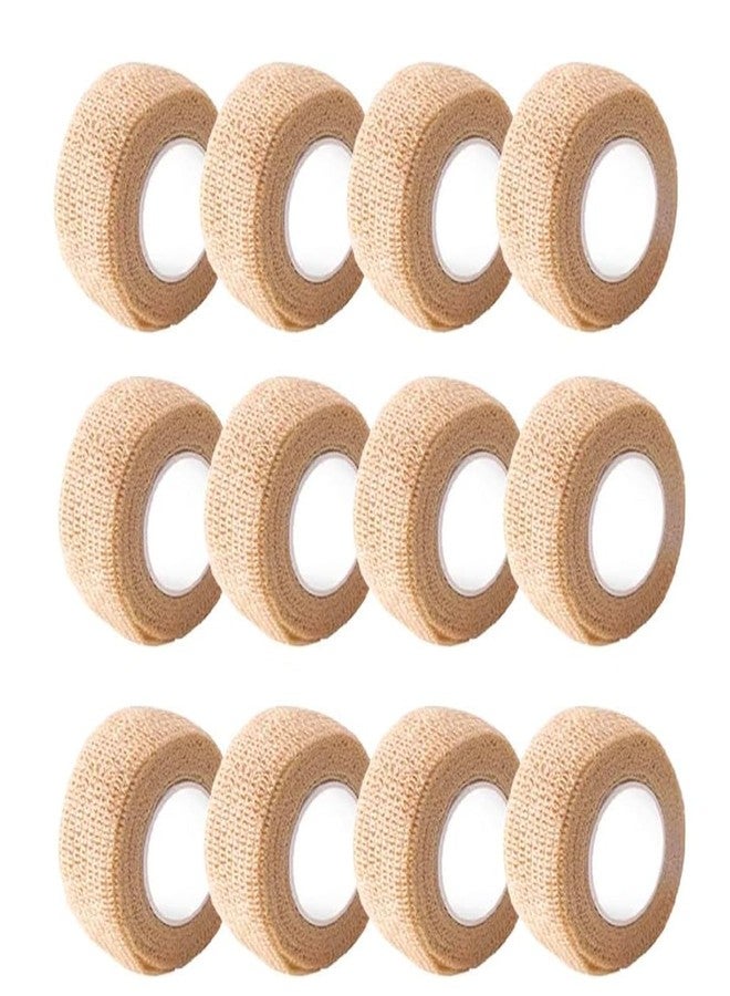 TRTYEF 12 Rolls Self Adhesive Bandage Wrap, Toe Bandages for Big Toe, Self-Adhesive Toe Covers & Protectors for Men and Women, Breathable Toe Guards for Ingrown Nails, Corns, and Running (12 Rolls) - Image 1