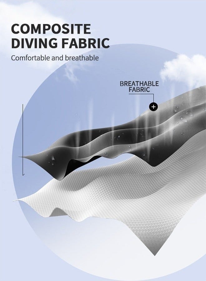 متجر الفرح طقم مكون من قطعتين من أوزان الكاحل والساق والذراع والمعصم مع حزام قابل للتعديل للركض والجمباز والتمارين الرياضية والعلاج الطبيعي وتمارين القدم وتدريبات التمرين 3 كجم (كل زوج 1.5 كجم)، لون أسود - Image 4