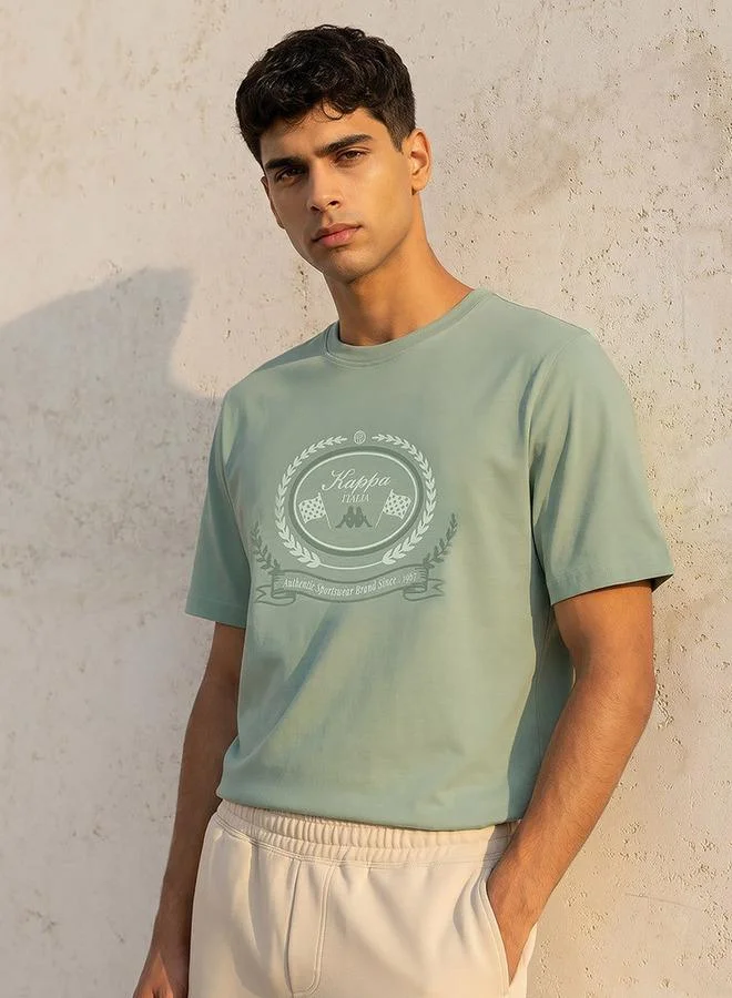 Kappa Kappa Printed Non-Stretchable T-shirt
