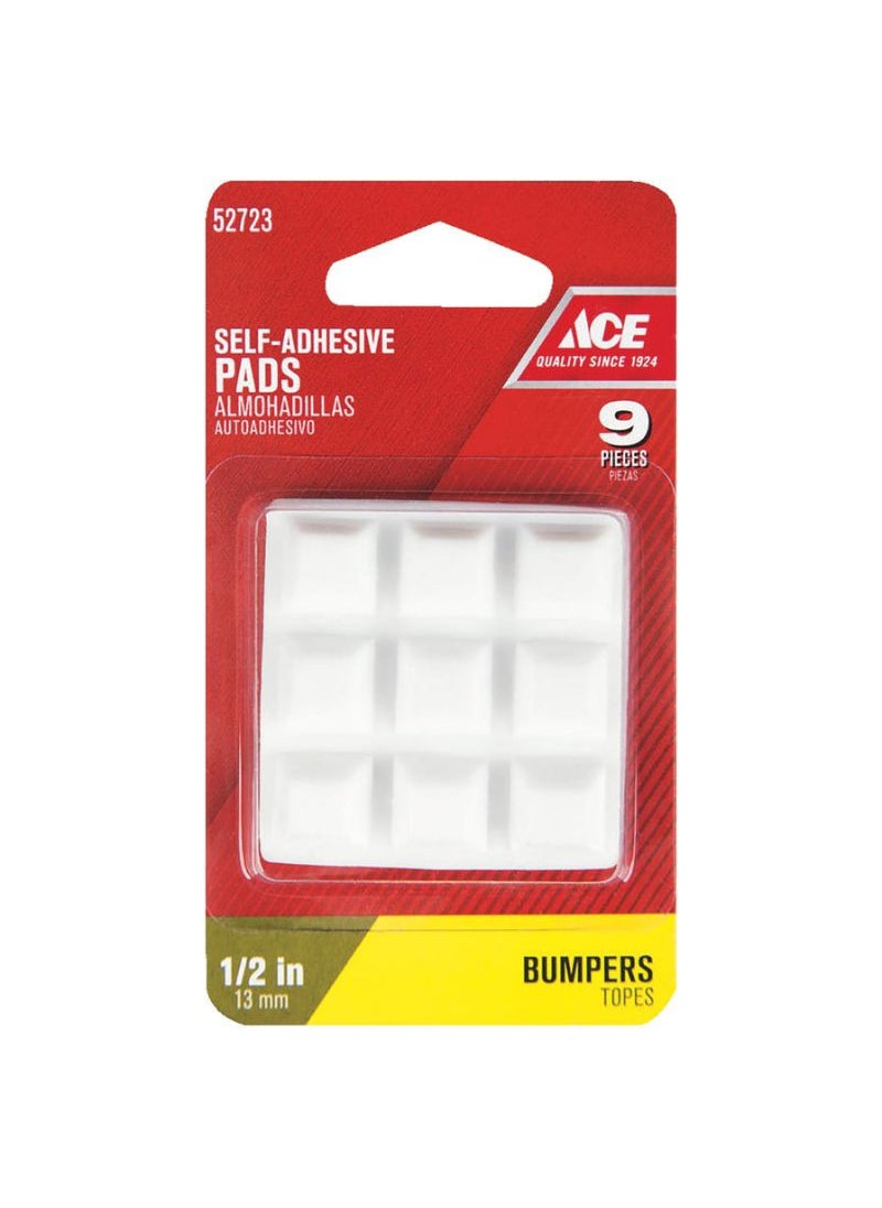 ACE Ace Self-Adhesive Vinyl Bumper Pads Pack 1.27cm 9Pcs 