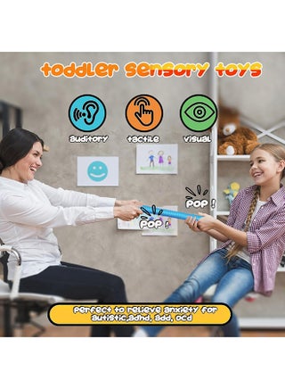 Toyland Pop Tubes Telescopic Suction Cup Giraffe Toys,Animal Fidget Toys Sensory Toys for Toddlers Kids with Autism Adults Anxiety Relief, Party Favors for Kids Goodie Bag Stuffers (4Pcs) - view 5
