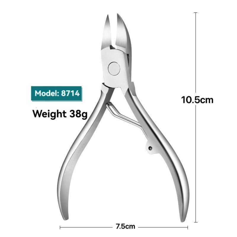 Dead skin pliers, stainless steel dead skin scissors, nail clippers, gray nail clippers, and foot clippers - Image 5