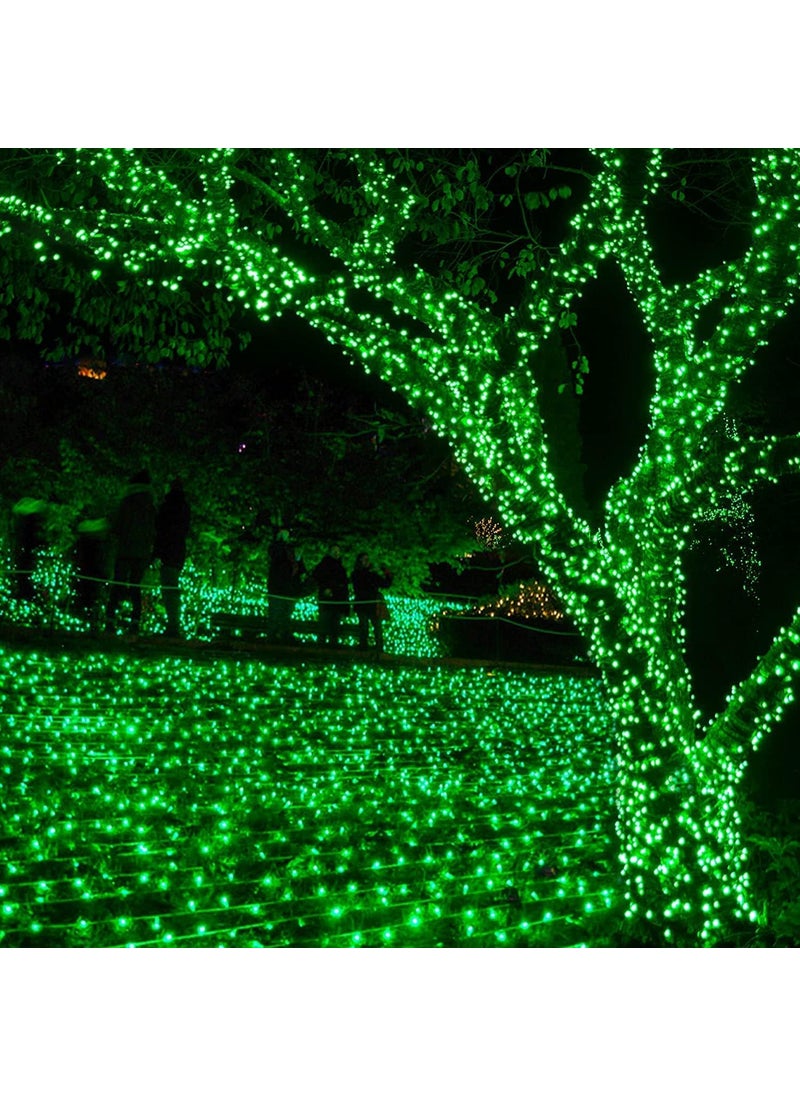 GROWVIBE CRAFT GrowVibe 45 Feet 40 Led Pixal String Lights Copper Wire LED Decorative String Fairy Rice Lights for Indoor Outdoor Decoration Festival Party Wedding Garden Lawn Green  - Image 5