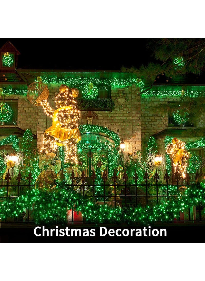 GROWVIBE CRAFT GrowVibe 45 Feet 40 Led Pixal String Lights Copper Wire LED Decorative String Fairy Rice Lights for Indoor Outdoor Decoration Festival Party Wedding Garden Lawn Green  - Image 4