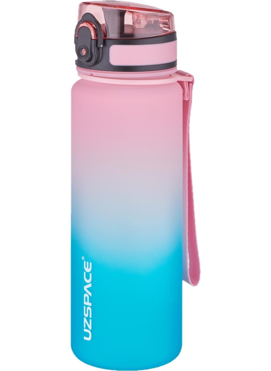 UZSPACE Set of 2 Tritan Water Bottles 500 ml Double Color Softtouch Ff Collection Tritan Water Bottle  - Image 4