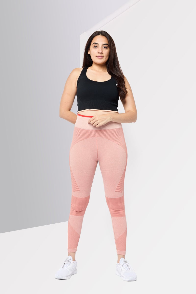 Adidas by Stella McCartney Women Sportswear Fit 7/8 Fit Yoga Leggings, Orange - Image 2