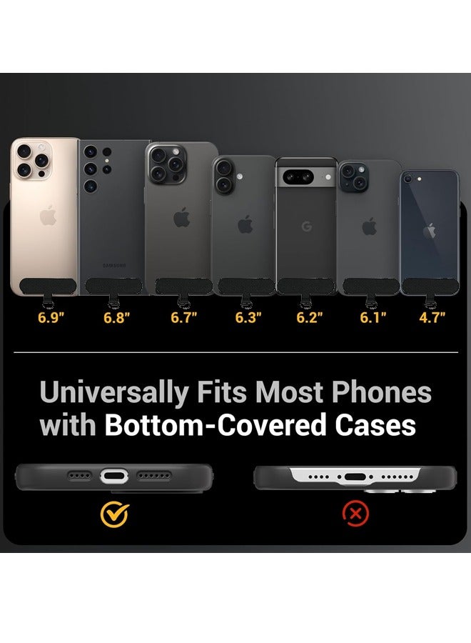 يالونج حبل هاتف عالمي، سلسلة هواتف محمولة مضادة للسرقة، حزام كروس بودي بمنفذ Type C مدمج، حبل هاتف قابل لإعادة الشحن، مناسب لهواتف iPhone 16 و15 وSamsung Galaxy S25 ومعظم الهواتف الذكية، حامل رقبة للهواتف المحمولة للنساء. - Image 2