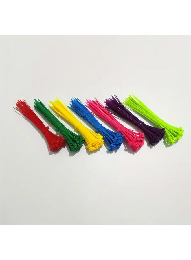 Multi Color 600 Pcs 8 Inch Nylon Cable Ties for Secure Cable Management - Image 4