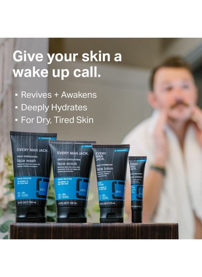 Every Man Jack - Gentle Exfoliating Face Scrub For Men Exfoliate Away Dead Skin Moisturize And Revive Tired Skin With Jojoba Beads Hyaluronic Acid And Caffeine 4.2 Oz Men’S Face Scrub Twin Pack - Image 1