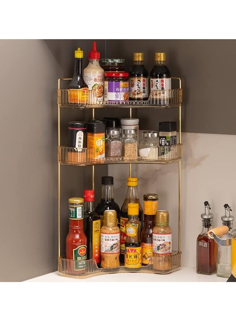 LEDIN Makeup Organizer, 3 Tier Bathroom Organizer for Perfumes and Makeups,Skincare,Toiletries ect Multifunctional Organizer Rack for Dresser, Bedroom, Living Room, Bathroom - Image 5