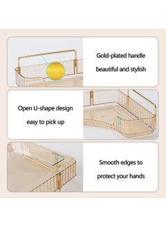 LEDIN Makeup Organizer, 3 Tier Bathroom Organizer for Perfumes and Makeups,Skincare,Toiletries ect Multifunctional Organizer Rack for Dresser, Bedroom, Living Room, Bathroom  - Image 2