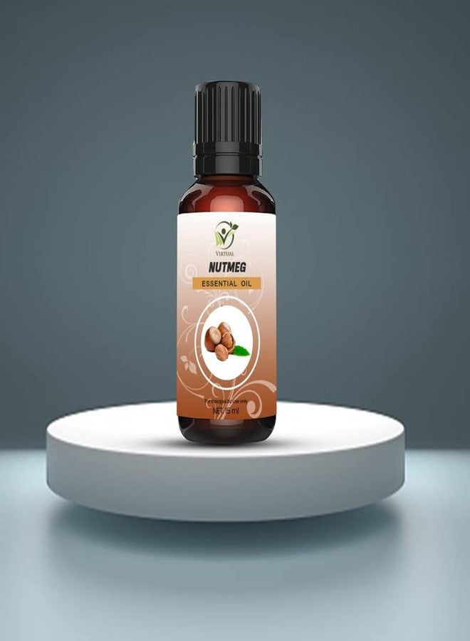 افتراضي زيت جوزة الطيب العطري للشعر والبشرة، نقي، طبيعي، وغير مخفف، للاستخدام في العلاج العطري، درجة علاجية، 15 مل - Image 1