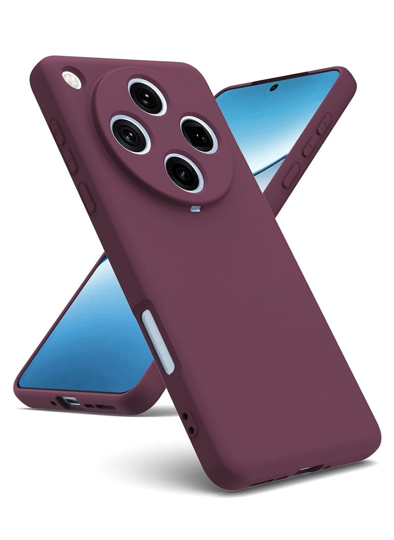 Houmt - Oppo Find X8 Pro 5G Case Cover Premium Silicone With Microfiber Lining Case Anti-Scratch Shockproof Protective Phone Cover For OPPO Find X8 Pro 5G 6.7-inch - Image 1