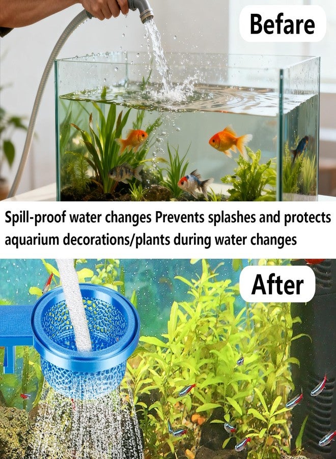 Vivid Totes Aquarium Water Change Diffuser, Spill-Free Tool for Rimless & Rimmed Fish Tanks, Protects Substrate & Plants, Safe for Fish and Shrimp (Large) - Image 3
