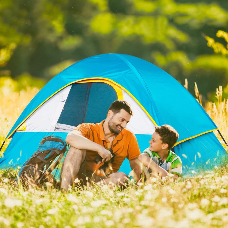 Unp Camping Tent 2 Person, Waterproof Windproof Tent with Rainfly Easy Set up-Portable Dome Tents for Camping - Image 5