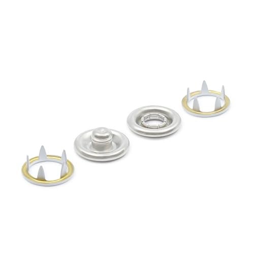 Dritz 16-9 Snap Fasteners, White, Size 16 (7/16-Inch) 7-Count - Image 4