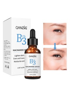 Vitamin B3 Niacinamide Serum, Niacinamide Face Serum for Women & Men, Skin Brightening Serum Face Care, Anti Aging Serum for Face, Dark Spot Remover Serum, Hydrating Serum, Even Skin Tone 30ml