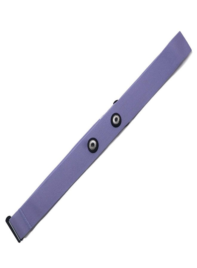 fitspur Heart Rate Monitor Chest Strap Replacement for Polar H10 H9 H7, Adjustable HRM Soft Strap Compatible With Polar Heart Rate Sensor (Purple) - Image 1