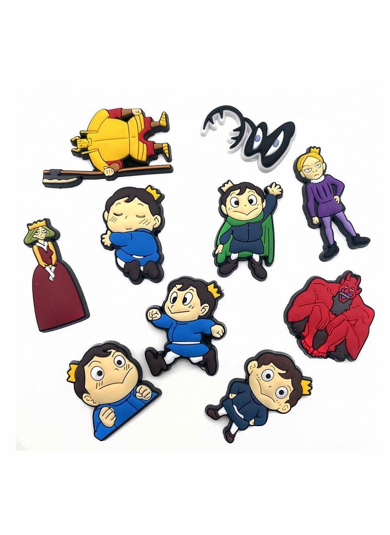 Y&D Croc Charms, Shoes Decorations Charm for Accessories Anime PVC Clog Pins Shoe Charms Cute fit Sandals Bracelets Ornaments Gift Birthday Party Favors Supplies 10PCS  - Image 4