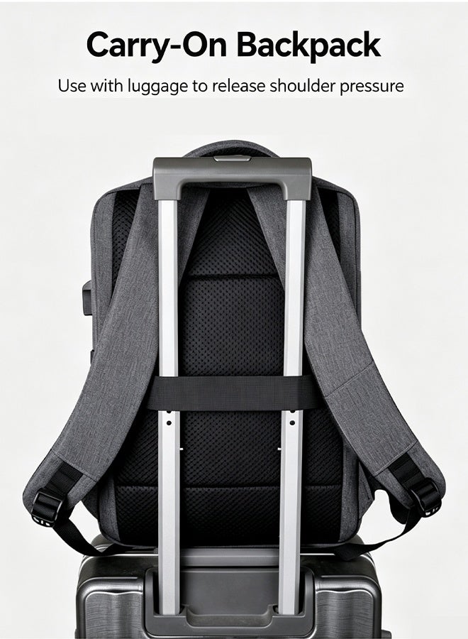 BaytNoor backpacks with USB charging ports are suitable for travel, daily commutes, business trips, and office use. They are waterproof, have multiple compartments, are lightweight business backpacks, waterproof backpacks, and thickened laptop backpacks. - Image 5