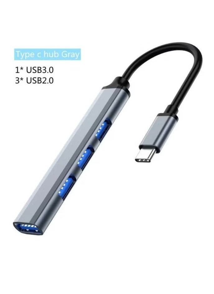Generic USB C Hub Adapter Multiport 4 in 1 Docking Station Compatible for MacBook Laptops and Windows  - Image 1