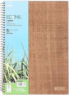 Mintra UNIVERSITY NOTEBOOK MINTRA ECONILE WIRED 96 PAPERS LINED CARDBOARD COVER 32 × 24 CM 